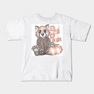 Red Panda Kids T-Shirt